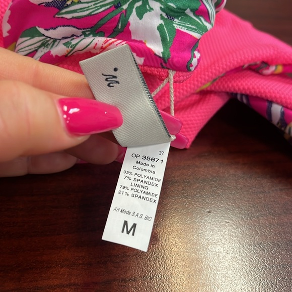 NWT Maaji Fuchsia Dianthus Alicia Trikini One Piece Reversible Swimsuit - Picture 12 of 12